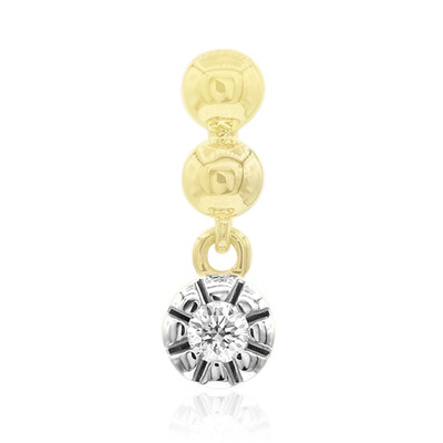 9K SI1 (G) Diamond Gold Pendant (Annette)