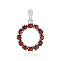 Tanzanian Ruby Silver Pendant