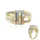 14K Ukrainian Bi-Colour Topaz Gold Ring (de Melo)