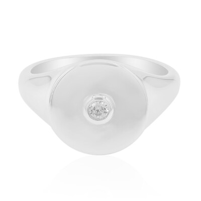 Zircon Silver Ring