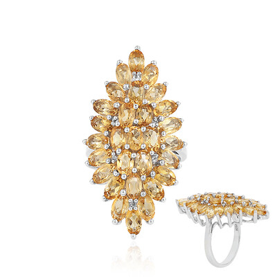 Citrine Silver Ring