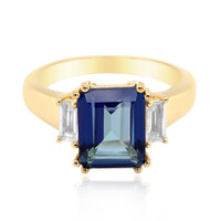 Royal Blue Topaz Silver Ring