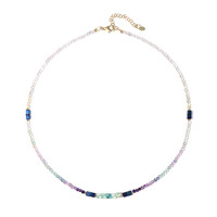 Green Fluorite Silver Necklace