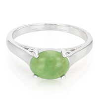 Imperial Chrysoprase Silver Ring