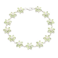 Paraiba Tourmaline Silver Bracelet