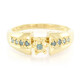 Fancy Diamond Silver Ring