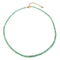Zambian Emerald Silver Necklace