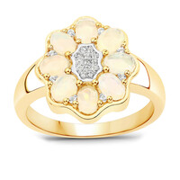 Welo Opal Silver Ring