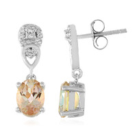 Luna Quartz Silver Earrings