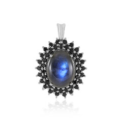 Labradorite Silver Pendant (Adela Silber)