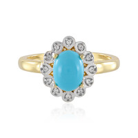 Sleeping Beauty Turquoise Silver Ring