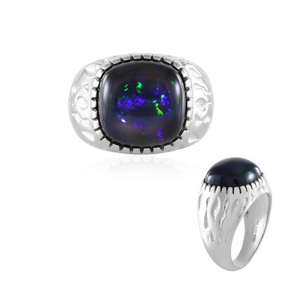 Mezezo Opal Silver Ring