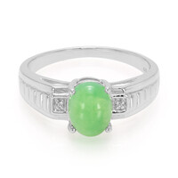 Imperial Chrysoprase Silver Ring