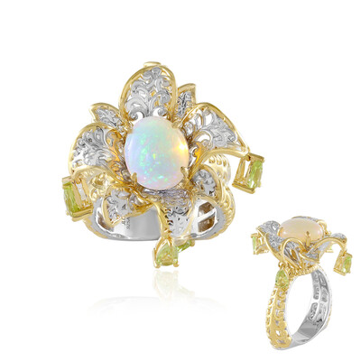 Welo Opal Silver Ring (Gems en Vogue)