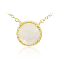 Rainbow Moonstone Silver Necklace
