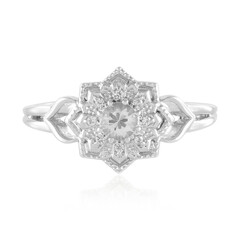 White Sapphire Silver Ring