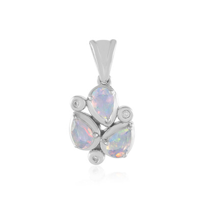 Welo Opal Silver Pendant