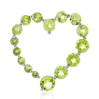 Peridot Silver Pendant