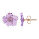 Amethyst Silver Earrings (Gems en Vogue)