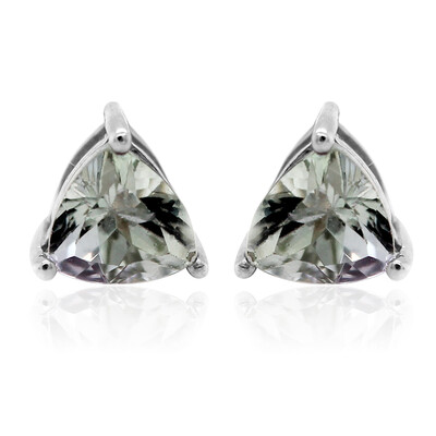 Unheated Tanzanite Silver Earrings