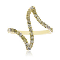 14K SI2 Fancy Diamond Gold Ring (CIRARI)