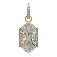 14K SI1 (G) Diamond Gold Pendant