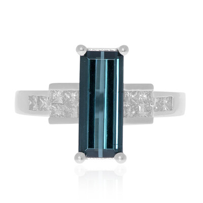 14K Indicolite Gold Ring (CIRARI)