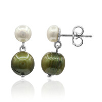 Freshwater pearl Silver Earrings (TPC)
