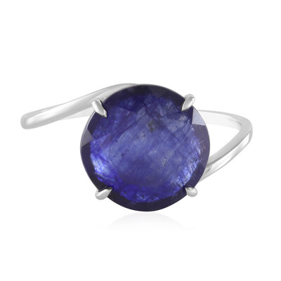 Madagascar Blue Sapphire Platinum Ring