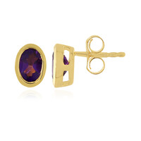 Amethyst Silver Earrings