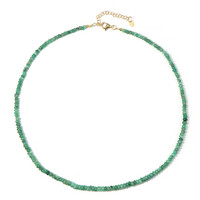 Emerald Silver Necklace