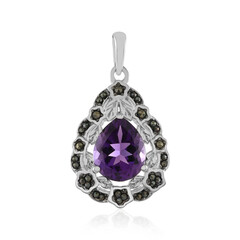 Amethyst Silver Pendant