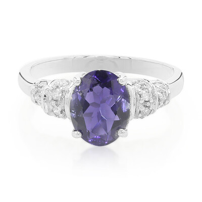 Ceylon Iolite Silver Ring