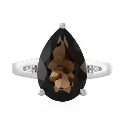 Smoky Quartz Silver Ring