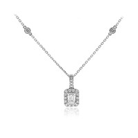 14K SI1 (H) Diamond Gold Necklace (CIRARI)