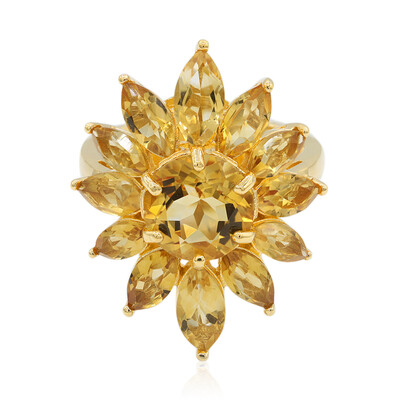 Citrine Silver Ring
