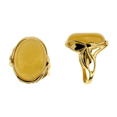 Baltic Amber Silver Ring (dagen)