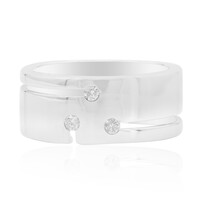 I1 (G) Diamond Silver Ring