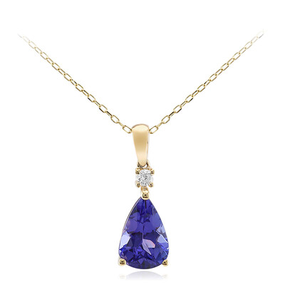 14K AAA Tanzanite Gold Necklace (CIRARI)