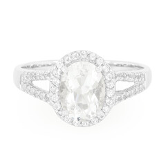 Petalite Silver Ring
