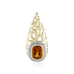 9K Madeira Citrine Gold Pendant (Ornaments by de Melo)