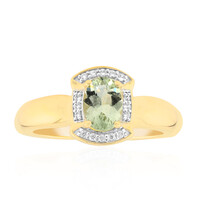 9K Australian Mint Beryl Gold Ring