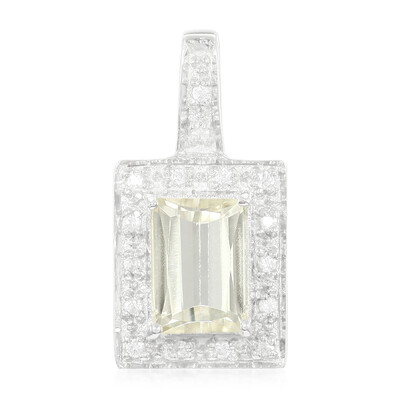 Canary Kunzite Silver Pendant