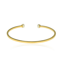 Freshwater pearl Silver Bangle (Joias do Paraíso)