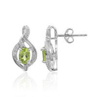 Peridot Silver Earrings