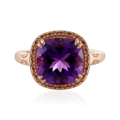 Moroccan Amethyst Silver Ring