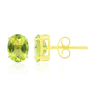 Peridot Silver Earrings