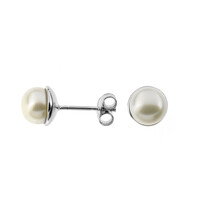 Pearl Silver Earrings