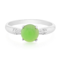 Imperial Chrysoprase Silver Ring