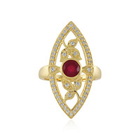Madagascar Ruby Silver Ring